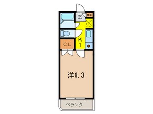 ジュネス売布の物件間取画像